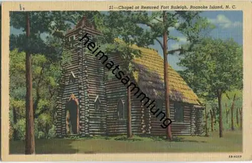 North Carolina - Roanoke Island - Fort Raleigg - Chapel