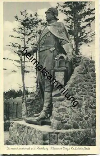 Aschberg - Bismarckdenkmal - Verlag Heinr. C. Otto Kiel