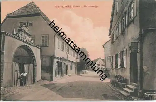 Knittlingen - Marktstraße - Verlag August Schneider Knittlingen