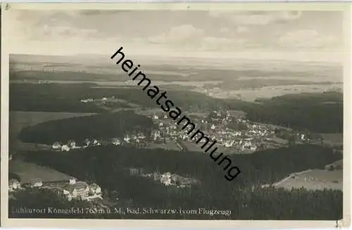 Königsfeld - Fliegeraufnahme - Foto-Ansichtskarte - Verlag K. Heimrich Königsfeld