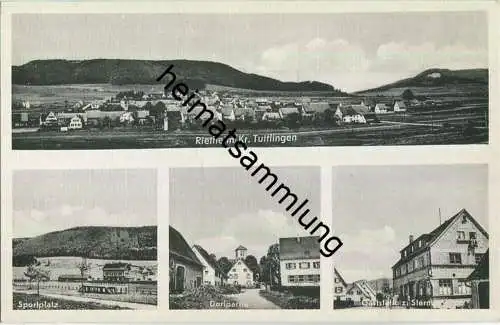 Rietheim-Weilheim - Gasthaus zum Sternen - Bes. Amalie Merz  - Verlag Theo Leuze Pfullingen