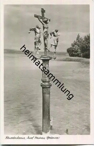 Insel Mainau - Schwedenkreuz - Foto-Ansichtskarte - Verlag Mainauverwaltung