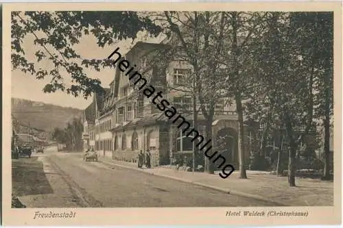 Freudenstadt - Hotel Waldeck - Christophsaue - Verlag C. Fiedler Freudenstadt