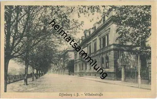 Offenburg - Wilhelmstraße - Verlag Stengel & Co. Dresden
