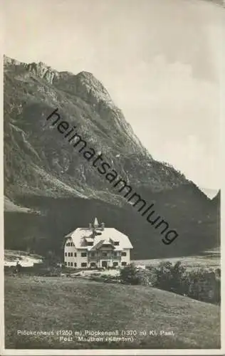 Plöckenhaus - Plöckenpass - Kleiner Paal - Foto-AK - Frank-Verlag Graz gel. 1928