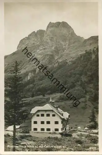 Plöckenhaus mit Cellon - Foto-AK - Verlag Franz Schilcher Klagenfurt 1930 gel. 1930