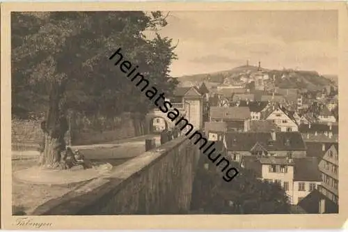 Tübingen - Blick von der Schlosslinde - Verlag Gebr. Metz Tübingen