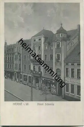 Herne - Hotel Schmitz - Verlag Cramers Kunstanstalt Dortmund