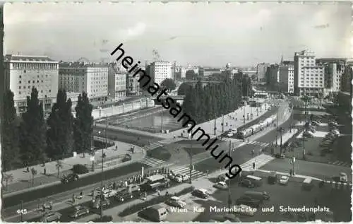 Wien Kai - Marienbrücke - Foto-Ansichtskarte