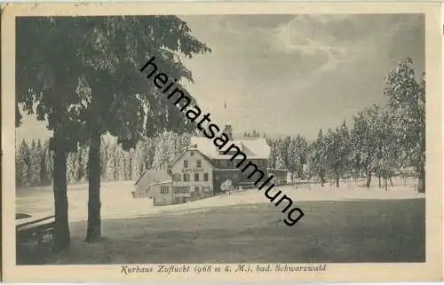 Zuflucht - Kurhaus - Verlag Carl Fiedler Freudenstadt