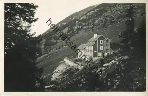 Ötscher Schutzhaus - Foto-AK - Verlag Photoanstalt J. Kuss Mariazell gel. 1941