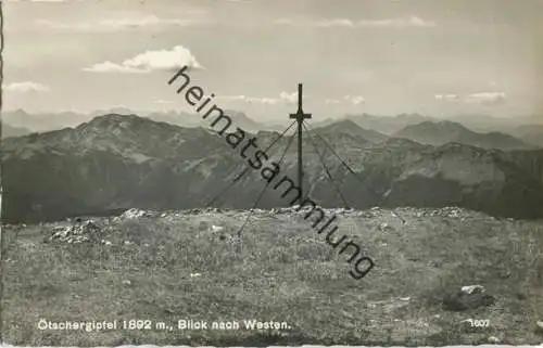 Ötschergipfel - Blick nach Westen - Foto-AK - Verlag Julius Mark Scheibbs