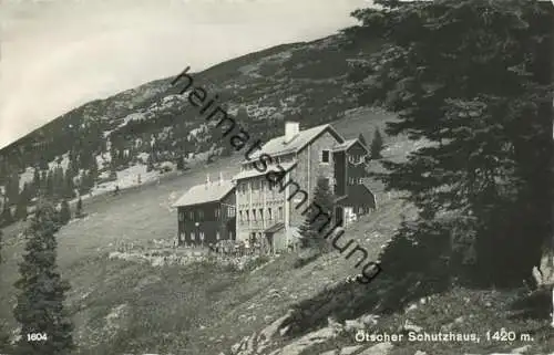 Ötscher Schutzhaus - Foto-AK - Verlag Julius Mark Scheibbs gel. 1958