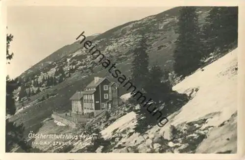 Ötscherschutzhaus - Foto-AK