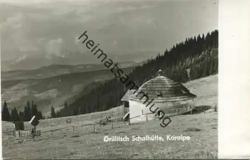 Koralpe - Grillitsch Schafhütte - Foto-AK - Verlag Fotohaus Schüssler Wolfsberg