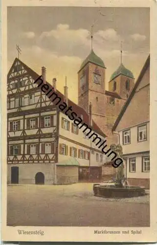 Wiesensteig - Marktbrunnen - Spital - Verlag Hermann Rhein Wiesensteig