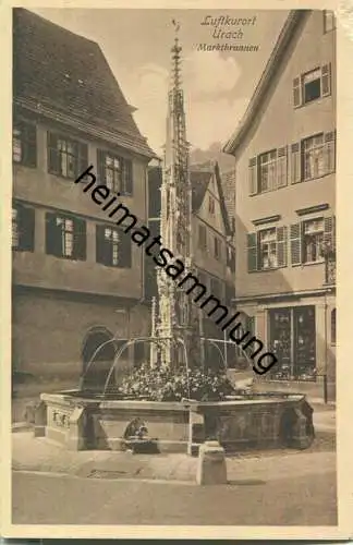 Urach - Marktbrunnen - Verlag W. Benz Urach