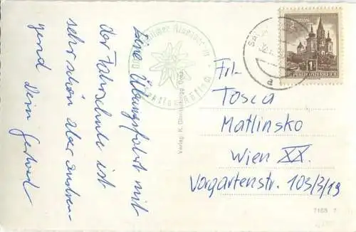Stubalm Stubalpe - Gaberlhaus - Foto-AK - Verlag K. Glantschnigg Graz gel. 1960