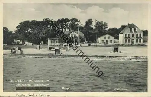 Ostseebad Pelzerhaken - Strandhotel Eichenhain Besitzer Walter Schnoor gel. 1936