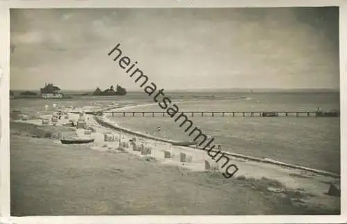 Pelzerhaken - Strand - Foto-AK - Stempel: Verlag Julius Simonsen Oldenburg