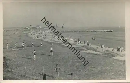 Pelzerhaken - Strand - Foto-AK - Stempel: Verlag Julius Simonsen Oldenburg