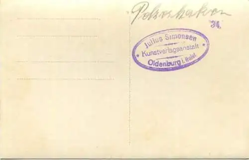 Pelzerhaken - Strand - Foto-AK - Stempel: Verlag Julius Simonsen Oldenburg