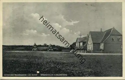 Ostseebad Pelzerhaken - Lübecker Bucht - Strandvillen und Helenenbad Verlag Robert Evers Strand-Basar - gel. 1933