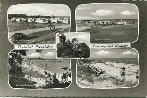 Ostseebad Pelzerhaken - Campingplatz Lindlahr - Foto-AK - Verlag Ferd. Lagerbauer & Co. Hamburg gel. 1968