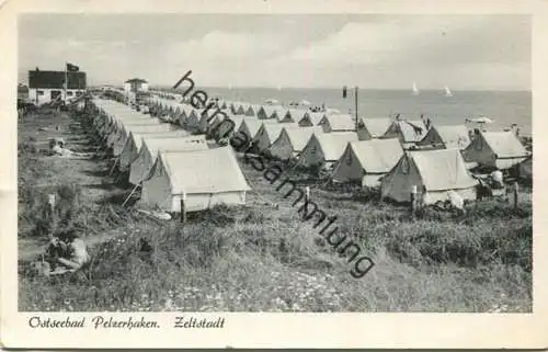 Ostseebad Pelzerhaken - Zeltstadt - Verlag Ferd. Lagerbauer & Co. Hamburg - gel.