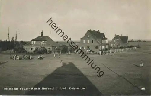 Ostseebad Pelzerhaken bei Neustadt in Holstein - Helenenbad - Foto-AK - Verlag H. Rubin & Co. Dresden gel. 1928