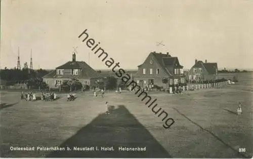 Ostseebad Pelzerhaken bei Neustadt in Holstein - Helenenbad - Foto-AK - Verlag Gottfried Ehrhorn Neustadt gel. 1929