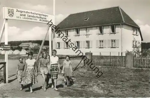 Pelzerhaken Ostsee - Jugenderholungslager und Landschulheim - Foto-AK - Verlag Heinzerlings Mittwerbe