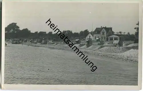 Pelzerhaken - Strand - Foto-Ansichtskarte - Stempel Julius Simonsen Oldenburg