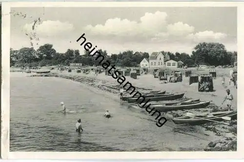 Pelzerhaken - Strand - Foto-Ansichtskarte - Verlag Schönig & Co Lübeck