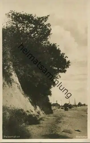 Pelzerhaken - Steilufer - Foto-AK - Verlag Chr. Schöning Lübeck gel. 1932