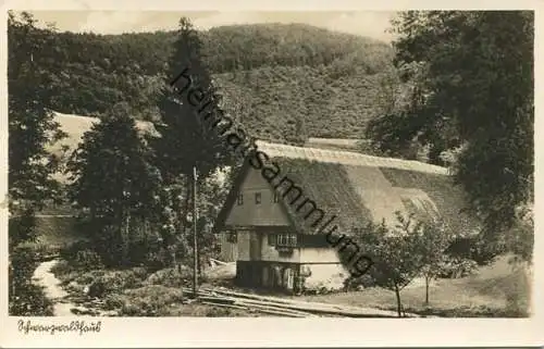 Schwarzwaldhaus - Foto-AK - Verlag Franckh Stuttgart