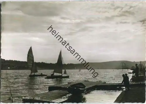 Essen - Baldeneysee - 65 Jahre Baldeneyer Fähre - Foto-AK - Cramers Kunstanstalt KG Dortmund