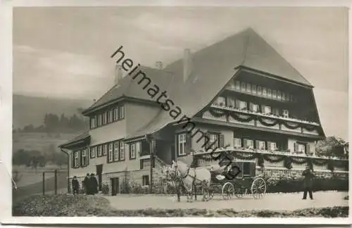 Haslach - Hansjakob-Haus - Pferdekutsche - Foto-AK - Verlag Emil Grüninger Haslach