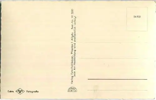 Zwiesel mit Falkenstein - Foto-Ansichtskarte - Verlag Foto-Kohlbauer Pfronten