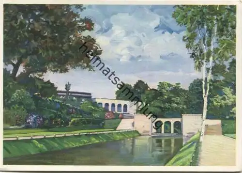 Königsberg - Schlossteichanlage - AK Grossformat - Verlag Stengel & Co Dresden