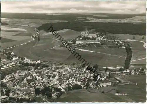 Neresheim - Luftbild - Foto-Ansichtskarte - Verlag Hildenbrand Göppingen