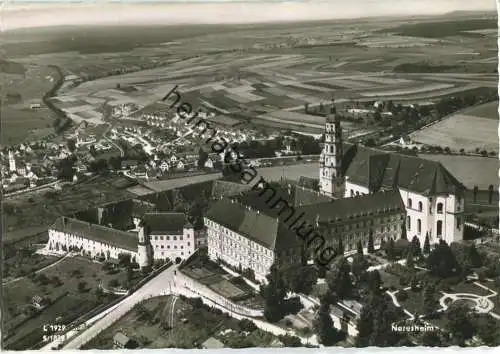 Neresheim - Luftbild - Foto-Ansichtskarte - Verlag Hildenbrand Göppingen