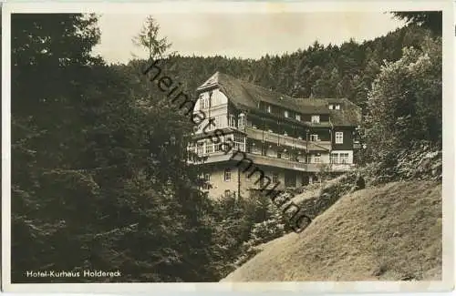 Forbach - Hotel Kurhaus Holdereck mit Strandbad - Besitzer Alb. Müller - Foto-Ansichtskarte - Verlag Gebr. Metz Tübingen