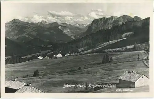 Bödele - Foto-Ansichtskarte - Fotoverlag Leo Heim Dornbirn 1951