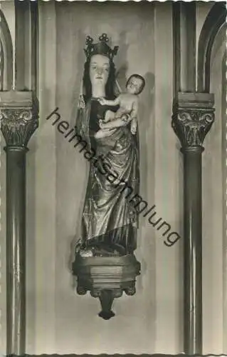 Franziskaner Kloster Gorheim - Sigmaringen - Maria mit dem Kinde - Foto-Ansichtskarte - Cramers Kunstanstalt Dortmund
