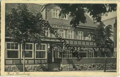 Bad Harzburg - Braunschweiger Hof - Besitzer Curt Behnecke - Verlag Photo-Haus Damm Bad Harzburg