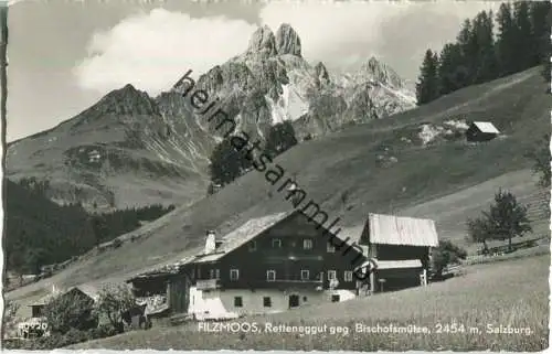 Filzmoos - Retteneggut gegen Bischofsmütze - Foto-Ansichtskarte - Verlag P. Ledermann Wien