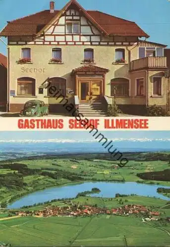 Illmensee - Gasthaus Seehof - Besitzer Konrad Heigle - AK-Grossformat - Verlag H. Bockelmann Langenargen