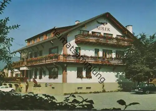 Glottertal - Gasthaus Adler - Besitzer Karl Linder - AK Großformat - Verlag Gebr. Metz Tübingen gel. 1977