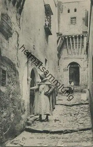 Alger - Une Rue Arabe gel. 1911